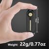 Keychain Mini Led Flashlight 5/modes Bicycle Lamp Bike Light Usb Recharge 5v Dc Versatile Clip Taillights Portable Pocket Safety