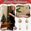 Christmas Wooden Ornaments With Bells And Ornaments