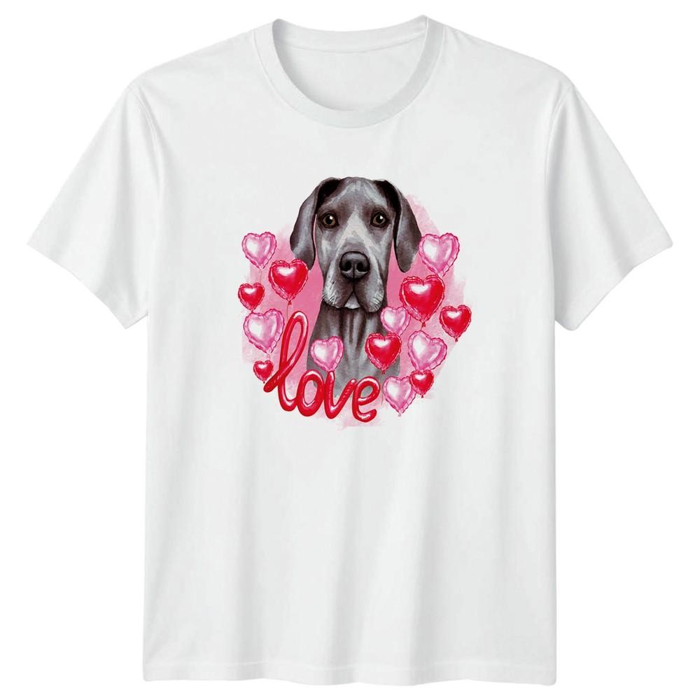 Love Unisexs TShirt Weimaraner Dog Pet Lover Valentines Day (70 Chars) S