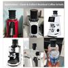 Espresso Coffee Grinder with Single-Dose Hopper and Silicone Bellow Air Blower Blaster, Residue Coffee Grinder Compatible with Mazzer, Niche, Zero, Ma