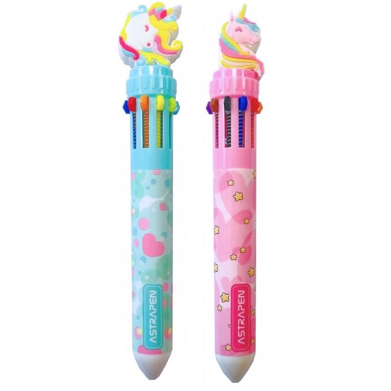 DŁUGOPIS AUT. 10w1 ASTAPEN PASTEL UNICORN A''24