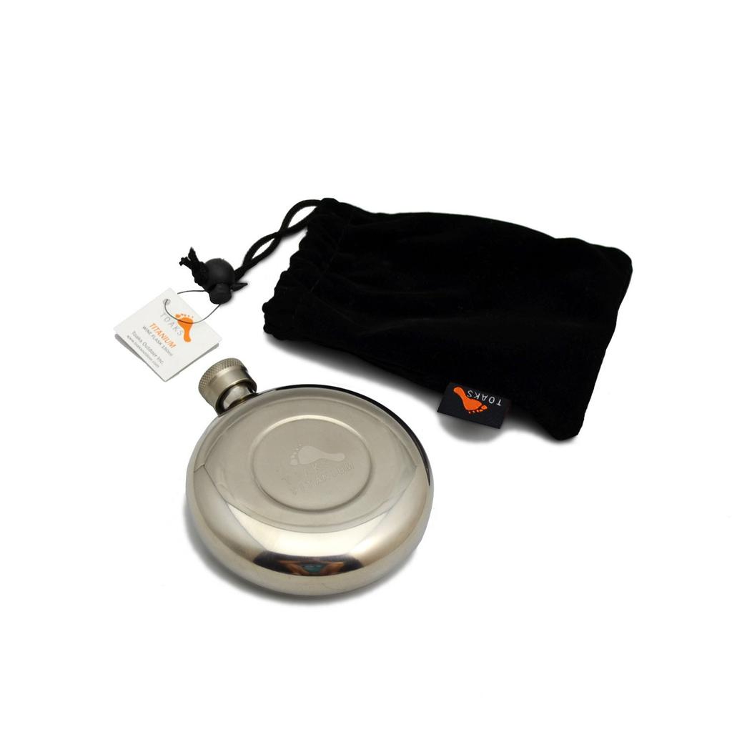 TOAKS Titanium Wine Flask 150ml (TOAKS) FLASK-150