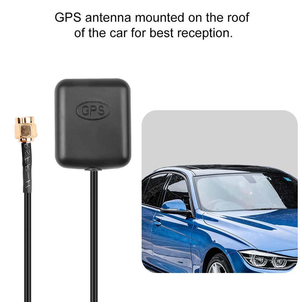 Car GPS Antenna SMA 3M Cable Auto Navigation Radio GPS Receiver Right-hand Polarization GPS Booster 12V