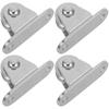4Pcs/Set Steel DIY Silent Pulley High-quality Lifting Pulley Sturdy Fixed Load-bearing Capacity Small-sized