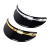 Universal Motorcycle Helmet Visor Peak 3 Snaps Trendy for 3/4 Helmets Spare Parts Helmet Visor Peak Waterproof SUN Protection
