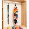 Baseball Hat Hanger Organizer with 8 Strong Grip Anti-slip Clips Rotatable Closet Door Back Wall Hanging Hat Storage Display Hook Holder