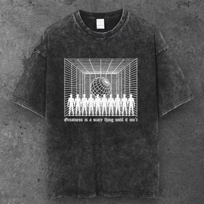 Unisex Matrix Wireframe Grid Heavyweight T Shirt Black Cyber Aesthetic S-3XL S