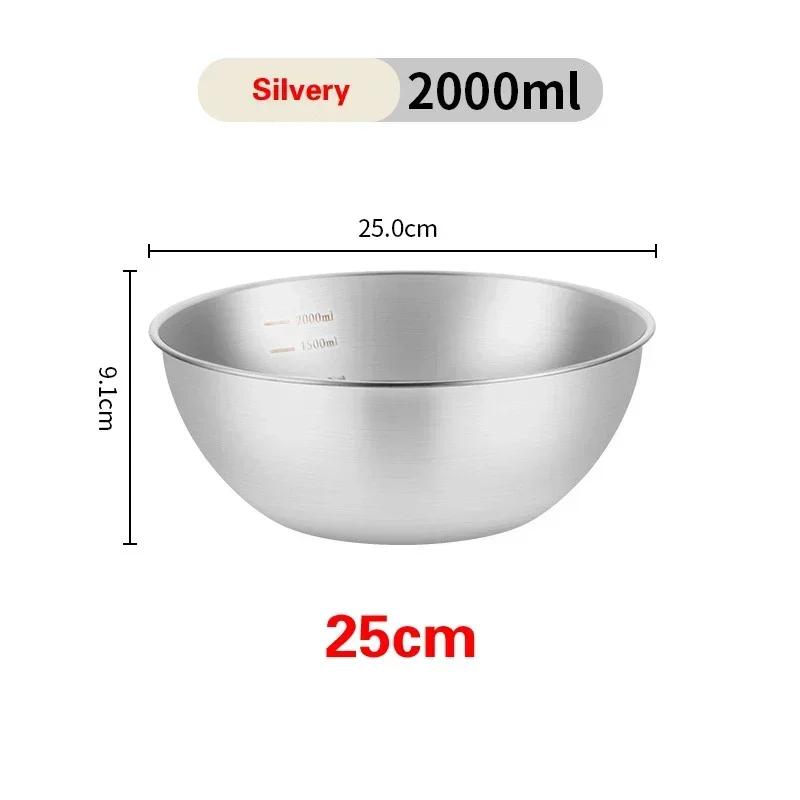 304 nerezová ocel mísa na ovoce Mísicí mísa Koš na mytí a odvodnění zeleniny mísy Domácí Kuchyňská Mísa na vejce