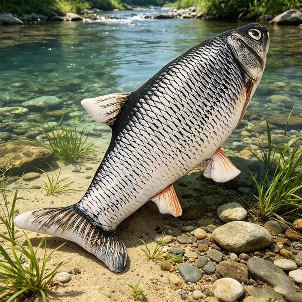 Soft Animal Stuffed Animal Carp Simulation Fish Simulation Fish Plush Doll  Kids Gift