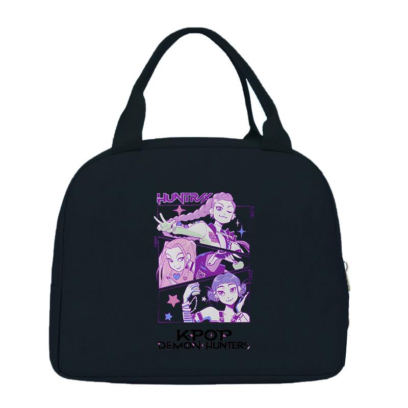 Cartoon Animation Academy Meal Bag Student Thermal Insulation Lunch Box Bag Office Workers Handheld Bento Bag