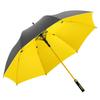 New Dual-Use Extra Large Black Golf Umbrella: Auto Long Handle for Sun & Rain