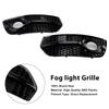 2PCS Front Bumper Grill Fog Light Lamp Covers 8R0807681A 8R0807682A Fit Q5 2009-2012