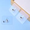 10-50Pcs No Drilling Photo Frame Hook Transparent Picture Hanging Rack  for Photo Frame Clock