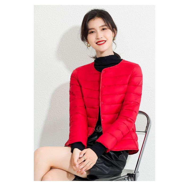Down Cotton-padded Clothes Women's Short Korean Version Slim and Thin Winter Cotton Clothes Tooling Jacket