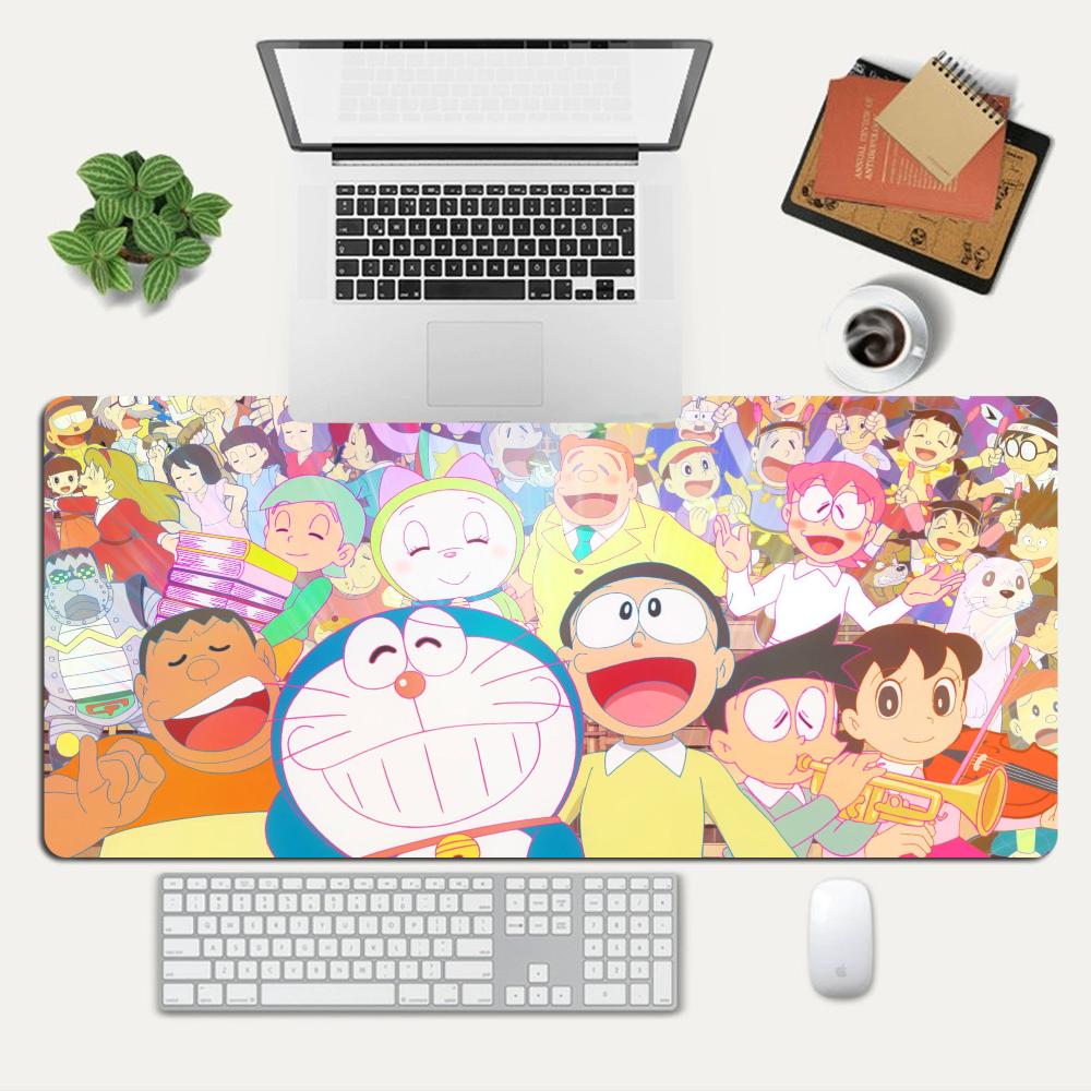 Cartoon D-Doraemons Mousepad Large XXL Thickened Mouse Pad Oversized Gaming Keyboard Notebook Table Mat