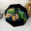 Truck Theme Automatic Umbrella, Lightweight & Portable, 8 Rib, Perfect for Outdoor Travel, Birthdays, Christmas, Gifts.