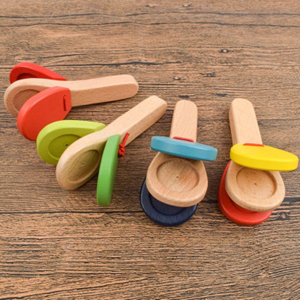 

Learning Clapping Preschool Baby Toys Toy Musical Instrument Castanets Board Early Educational Toys random