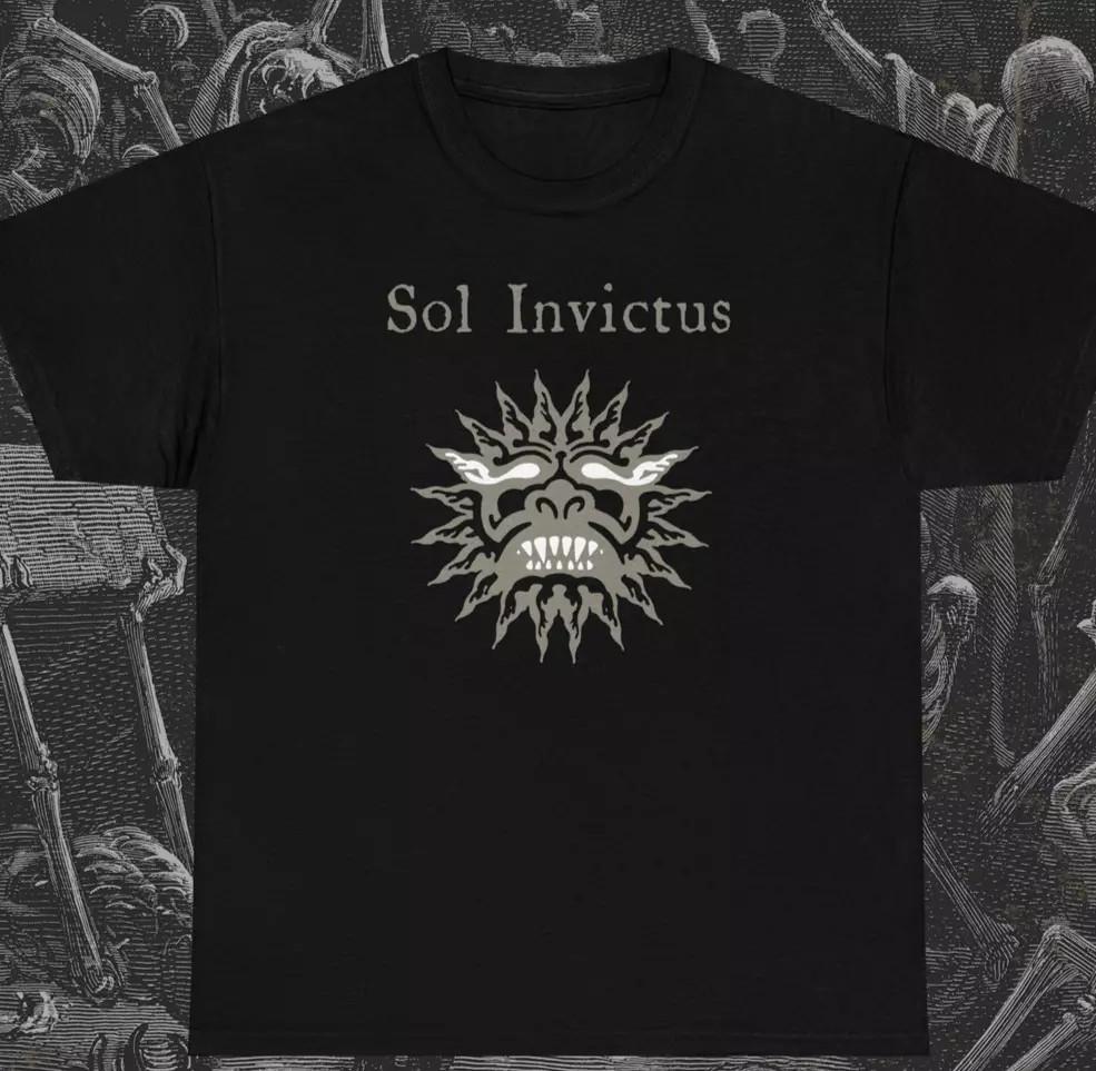 

Sol Invictus Против Современного Мира Хлопок Черный Все Размеры Футболка BL553 Унисекс Футболка XXXXL