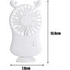 2 Pieces Portable Fan, Mini Table Fan, Quiet Portable Fan 3 Speed Adjustable Usb Handheld Handle For Outdoor Camping Office Room
