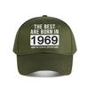 Born in  Retro Year Art Baseball Cap Fashion Outdoor Sports Sunhat Unisex Snapback Cap Womens