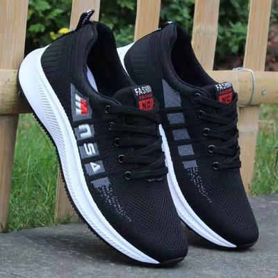 Baskets pour Hommes Baskets Respirantes en Mesh Légères Chaussures de Sport Décontractées Été Semelle Souple Chaussures de Course d'Extérieur Chaussures de Marche pour Étudiants