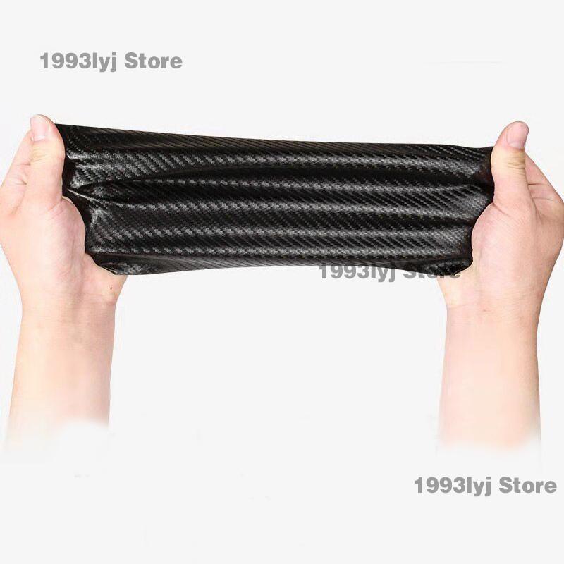 For Chery Jetour X90 Car Door Sill Leather Stickers Protection Plate Carbon Fiber Threshold Strip Taildoor Accessories