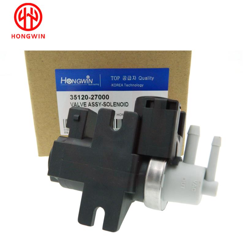 

3512027000 Vaccum turbo boost Pressure converter Solenoid valve 35120-27000 For Kia Sorento 03-09 Hyundai Starex H1 1pcs