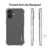 For iPhone 17 Clear Phone Case ENKAY HAT PRINCE Shockproof Anti-slip TPU Cover