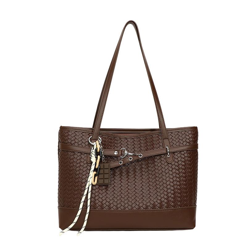 High-end Casual Women's Bag, Fashionable Tote Bag, Simple Large-capacity Commuter Shoulder Bag