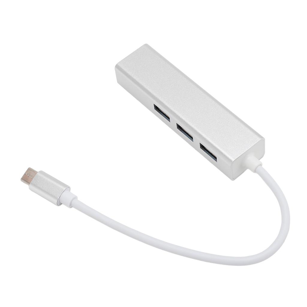 USB To Ethernet Adapter 1000Mbps High Speed Type C3.0 To USB3.0 RJ45 Gigabit Network Adapter for