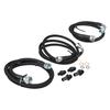 Transmission Cooler Hose Line Kit For Dodge Ram Cummins 47RE 48RE 2003-07 Black