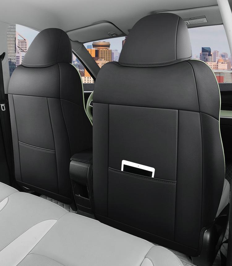 Nezha V Full Leather Car Seat Cushion Set - Universal, Four-Season, Five-Seat Model