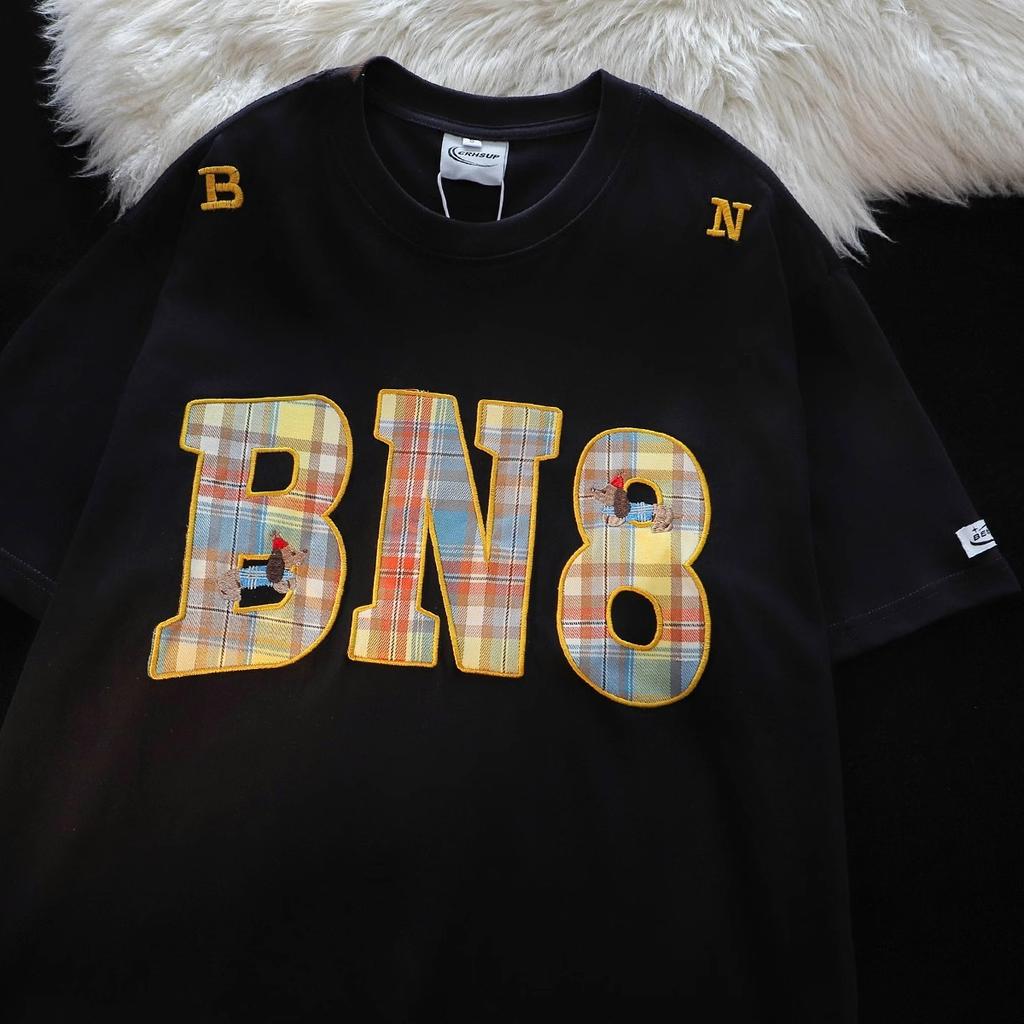 New Cotton Men's Short Sleeve T T-shirt Men's Summer Casual Versatile Loose T-shirt Top ins