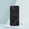 Für iPhone 15 16 14 13 12 mini 11 Pro Max XS X XR SE 7 8 Plus Silikon Klare Hülle Illusionäre Farbe Chinesischer Drache Handyhülle