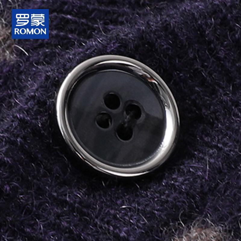 Romon Men's 100% Cashmere V-Neck Cardigan Vest