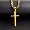 Edelstahl Feder/Flügel/Baum Kreuz Halsketten Für Damen Herren Accessoires Breite 4mm Kasten Gliederketten Halskette Modeschmuck