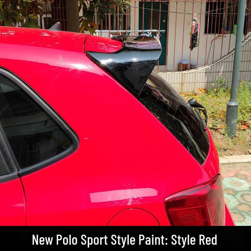 Compatible Rear Spoiler for Polo 06-21 Models: 19 Polo No-Drill Top Tail Modification
