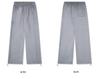 Striped Retro Pink Wide-Leg Sweatpants - Women's Jazz Dance, 300g Cotton Blend with Edging