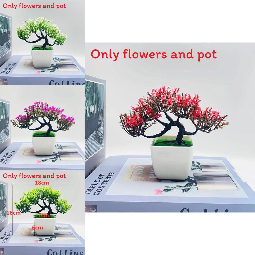 Faux Pine Plant With Injection Molding For Office Display