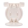Wall Mount Cup Holder Space Saving Spill Proof Foldable Cup Holder with Adhesive Patch for Cups Mugs Bottles White