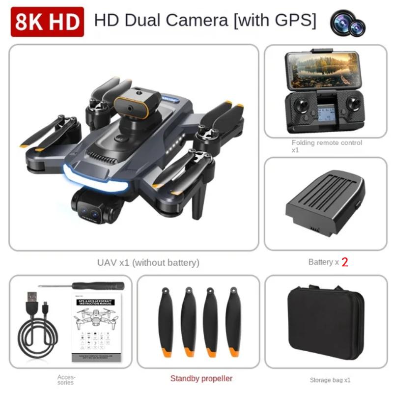 Foldable Mini Brushless Motor Drone, Quadcopter Remote Control Aircraft, High-definition Aerial Photography, Optical Flow Positioning