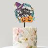 Bat Pumpkin Ghost Skull Bat Pumpkin Cupcake Toppers Cartoon Cake Sign  Kids Gift