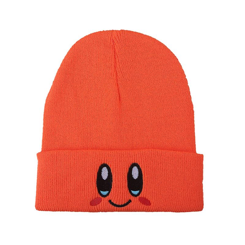 Anime Cartoon Cute Face Eyes Kawaii Kirby Hat Cosplay Keep Warm Pletená čepice