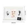 Newborn Baby Handprint Footprint Photo Frame Kit Perfect Baby Shower Gift