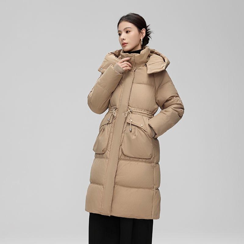 Women's New Winter Down Cotton Coat, Mid-length, Versatile, Thickened, Loose, Slimming Winter Coat