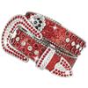 Rhinestones Buckle Belt for All Age BlingBling Sequined Belt Cool Western Paints Belt Street Dance Waiststrap for Jeans
