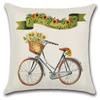 Pillow Farm Sunflower Pillow Cover Happy Summer Thanksgiving Car Waist Support Cushion Home Pillow Cover