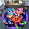 The Amazing World of Gumball Round Area Rug,Carpet Rug for Living Room Bedroom Sofa Playroom Decor,Non-slip Floor Mat