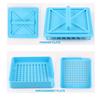 100 Holes Capsules Filling Tool Empty Capsule Plates Capsule Filling Machine 1#Blue 1#