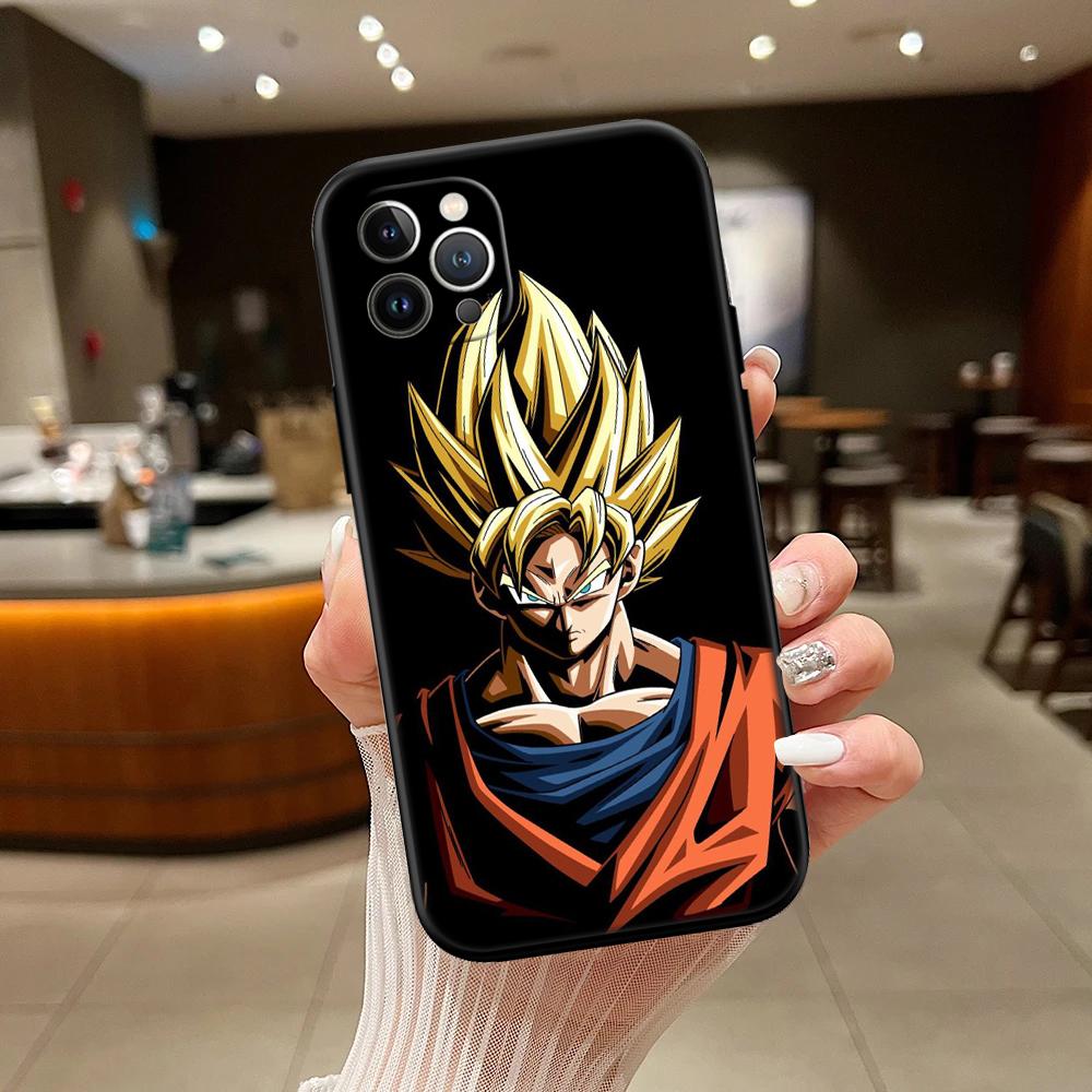 RA12 Dragon Ball Goku New High-End Shell Phone Case for iPhone 16 15 14 13 12 Pro Max Plus Mini